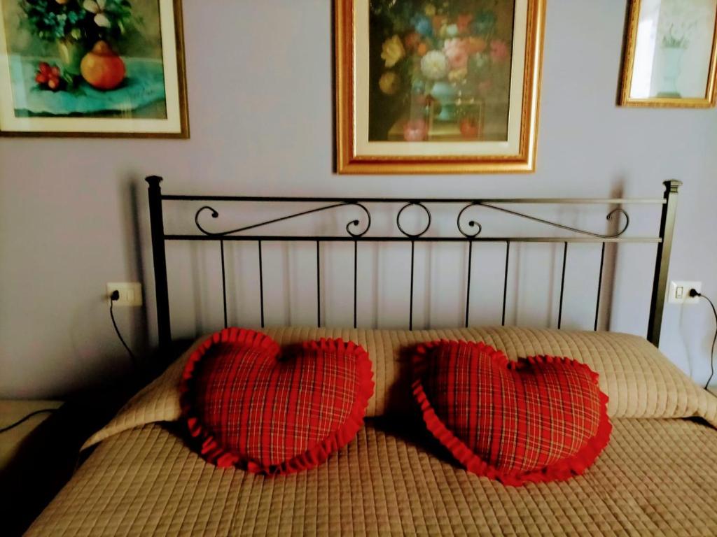 Posteľ alebo postele v izbe v ubytovaní Casa vacanza zia Ersilia