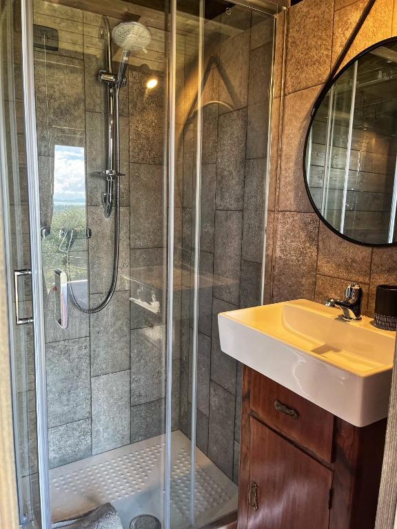 Kúpeľňa v ubytovaní Agriturismo Annibale