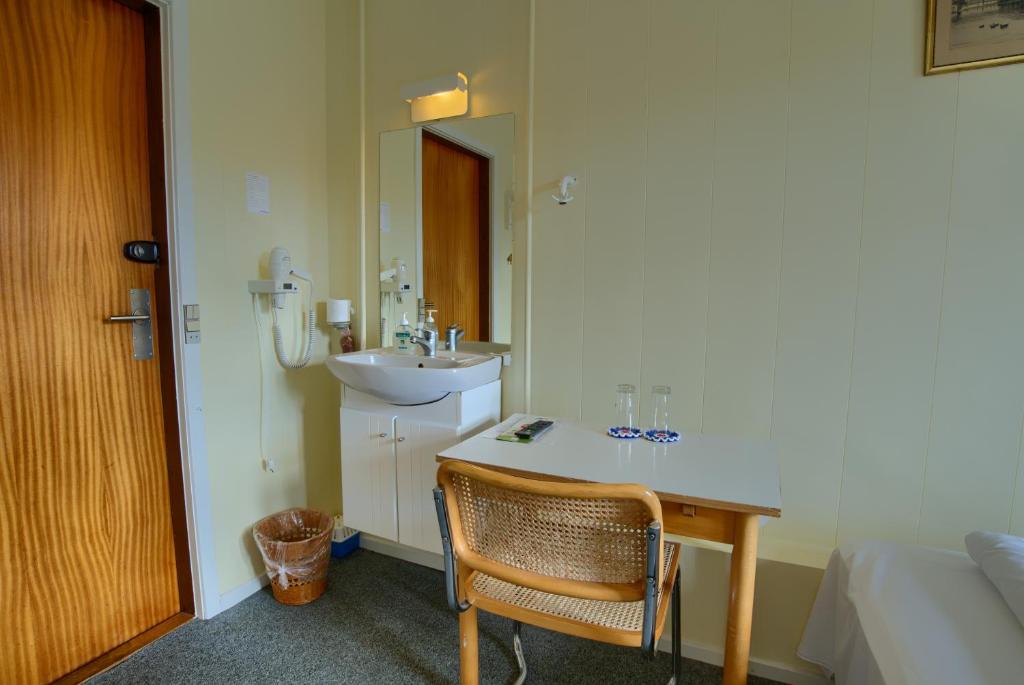Koupelna v ubytování Ebsens Hotel