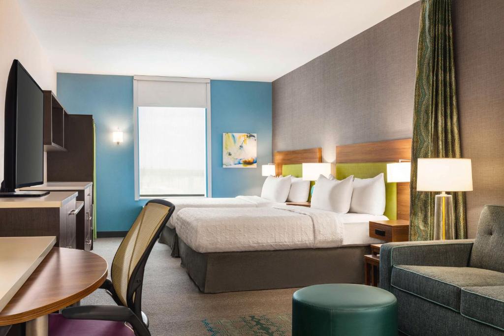 Postel nebo postele na pokoji v ubytování Home2 Suites by Hilton Lubbock