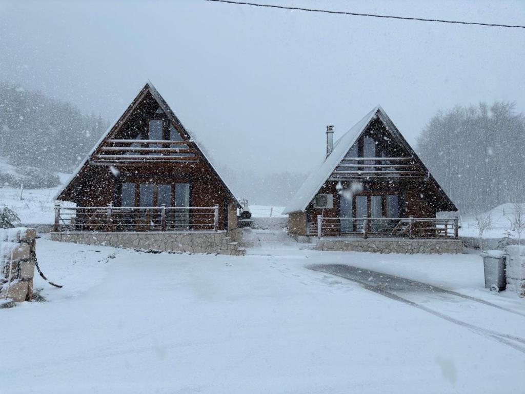 Mountain Villas Žabljak during the winter