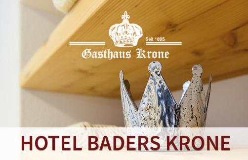 Certifikát, hodnocení, plakát nebo jiný dokument vystavený v ubytování Hotel Baders Krone