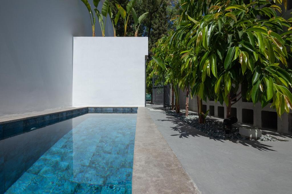 Bazén v ubytování Adrop Pool Suites nebo v jeho okolí