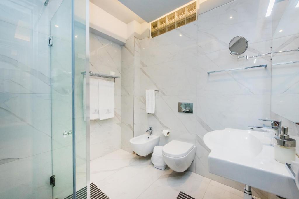 Koupelna v ubytování Hotel IMPERIAL