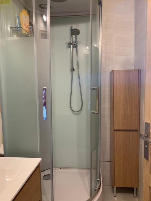 Koupelna v ubytování Appart style chalet superbe vue, SKI VIP remise 20 %