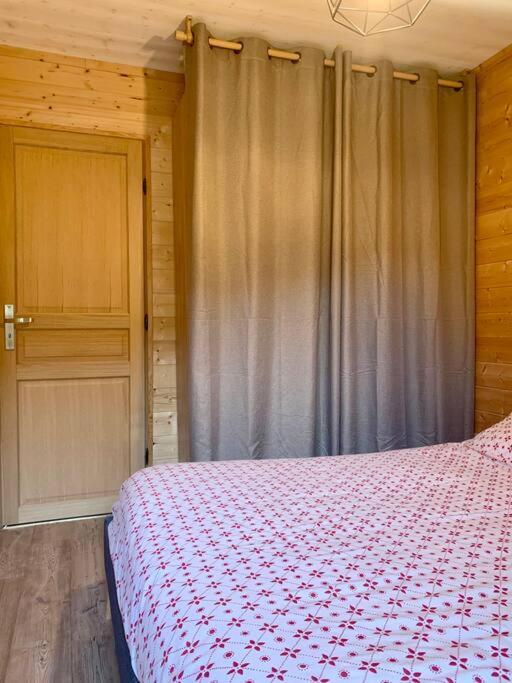 Postel nebo postele na pokoji v ubytování Appart style chalet superbe vue, SKI VIP remise 20 %