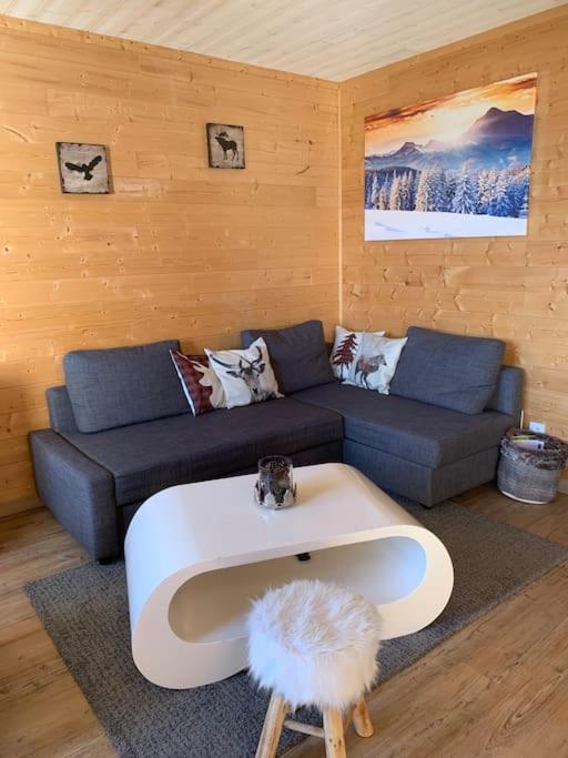 Posezení v ubytování Appart style chalet superbe vue, SKI VIP remise 20 %
