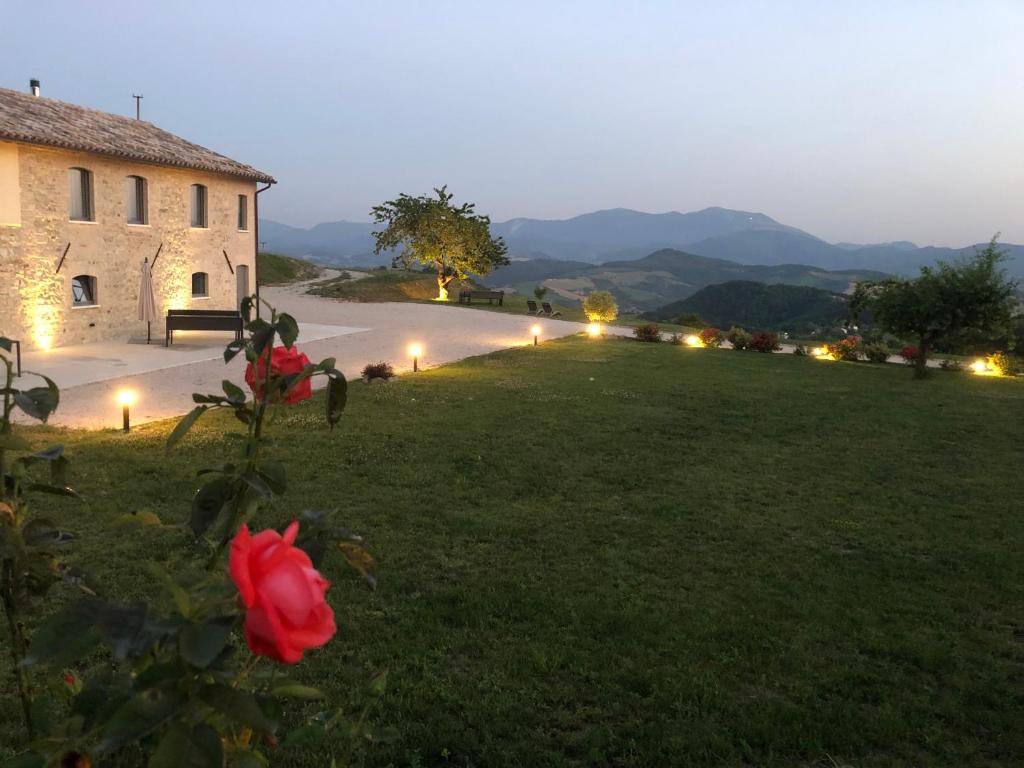 Nespecifikovaný výhled na hory nebo výhled na hory při pohledu z bed and breakfast