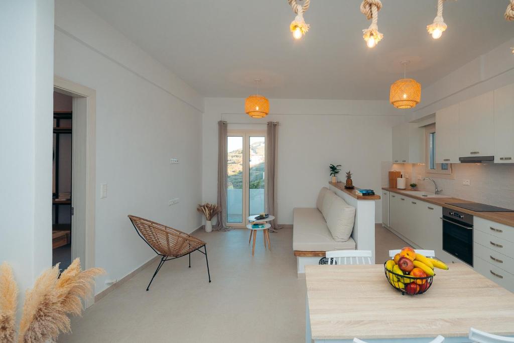 Kuchyň nebo kuchyňský kout v ubytování Loukoum House
