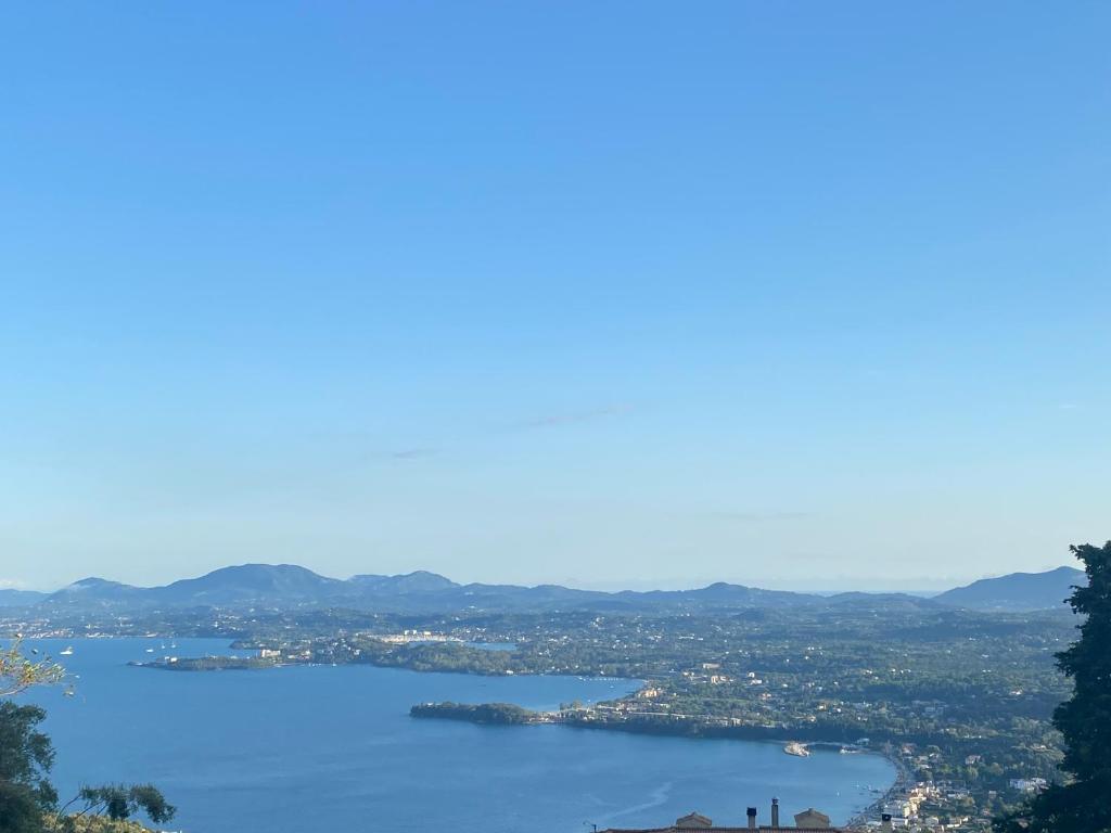 a view of a large body of water at RIZARIA sea view house in Spartýlas