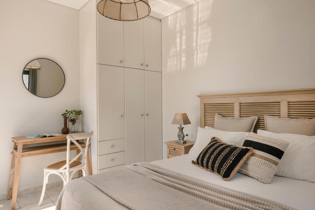 Posteľ alebo postele v izbe v ubytovaní Seaspray Villa Kefaloniaprivatevillas