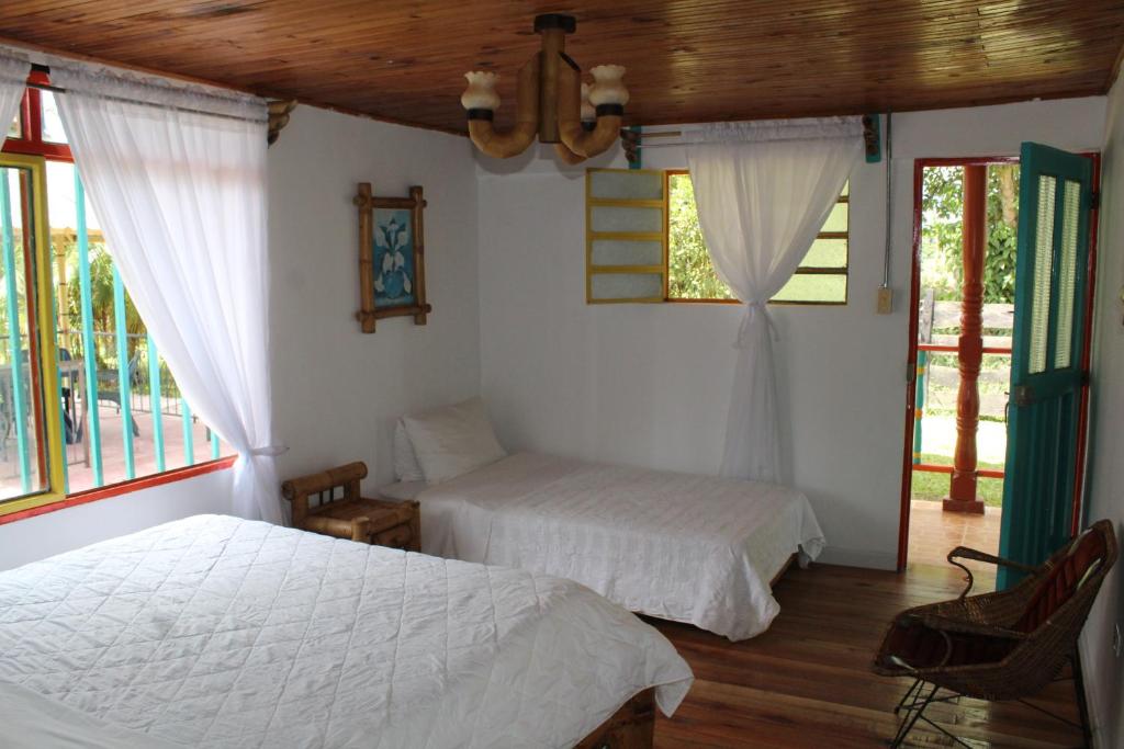 Voodi või voodid majutusasutuse Rancho Ventura toas