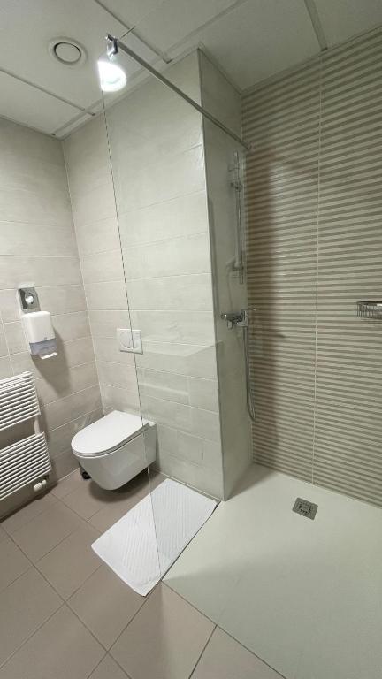 Koupelna v ubytování Hotel Venko