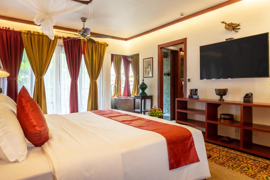 Montra Nivesha residence and Art - Deluxe Double O Twin Room Con Vista A La Piscina