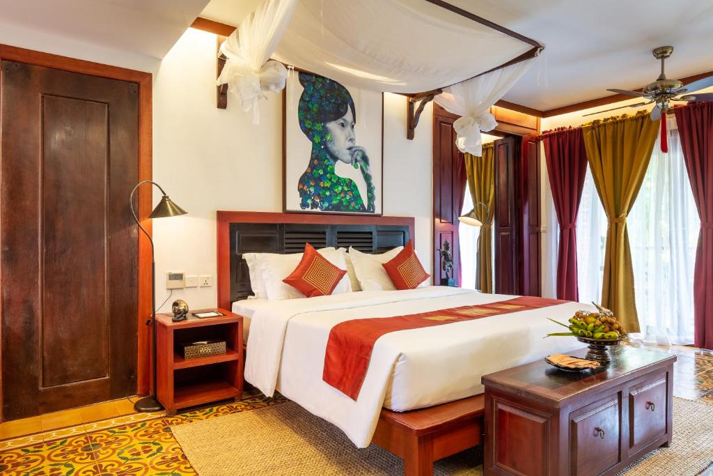 Montra Nivesha residence and Art - Deluxe Double O Twin Room Con Vista Al Jardín