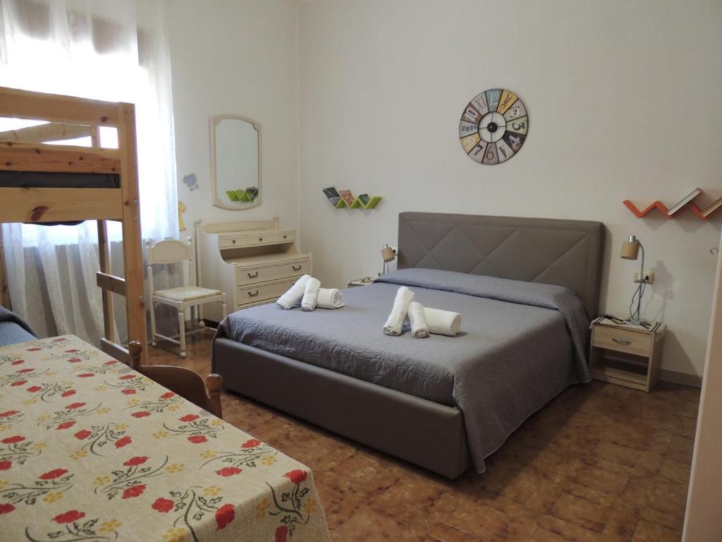 Letto o letti in una camera di Rifugio Porta Nord