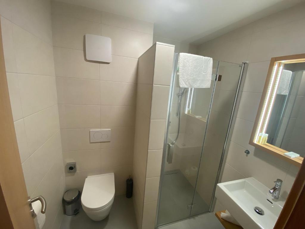 Koupelna v ubytování Comfort Pálava, Penzion Klentnice - Mikulov - Pálava