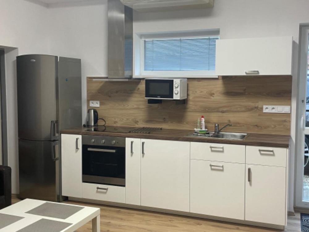 Kuchyň nebo kuchyňský kout v ubytování Apartmány Bella Moravia