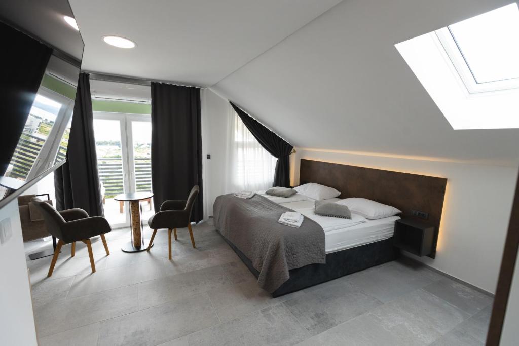 Katil atau katil-katil dalam bilik di D8 B&B