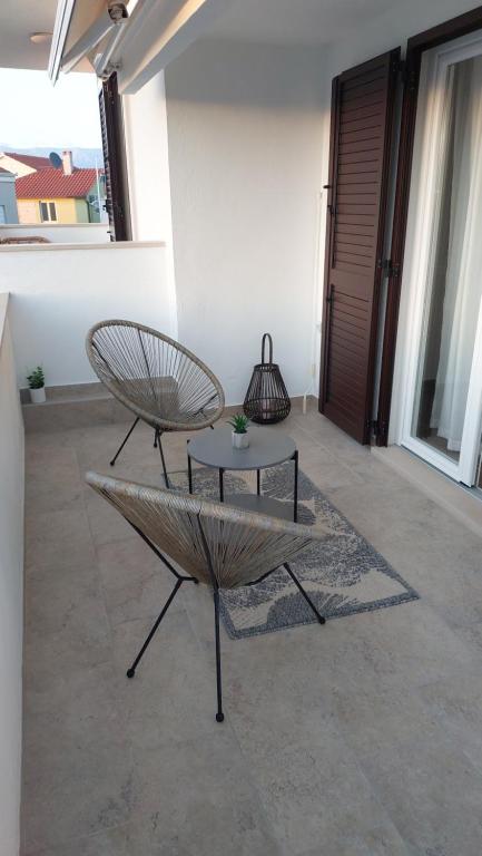 Patio nebo venkovní prostory v ubytování L'Oasi a Supetar