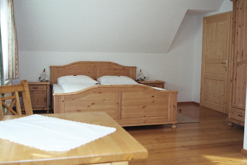Posteľ alebo postele v izbe v ubytovaní Bergführerhaus
