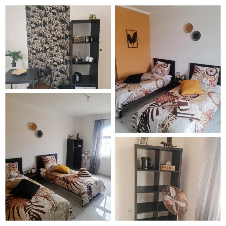 Postel nebo postele na pokoji v ubytování Deluxe B&B "Casa Alegria", Tarrafal