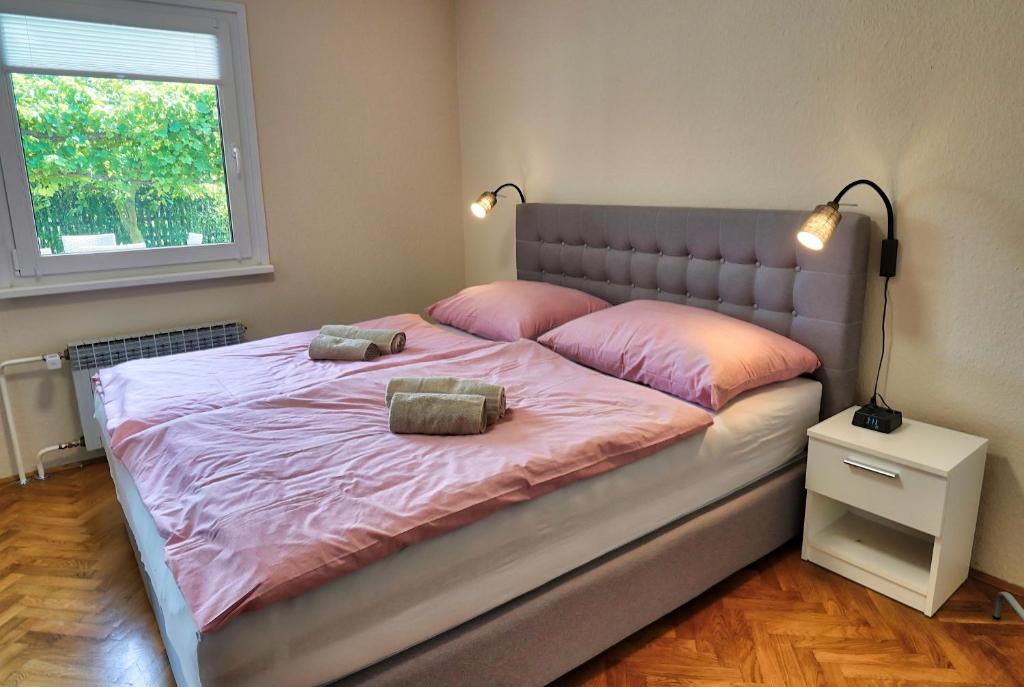 Postel nebo postele na pokoji v ubytování Villa Vili