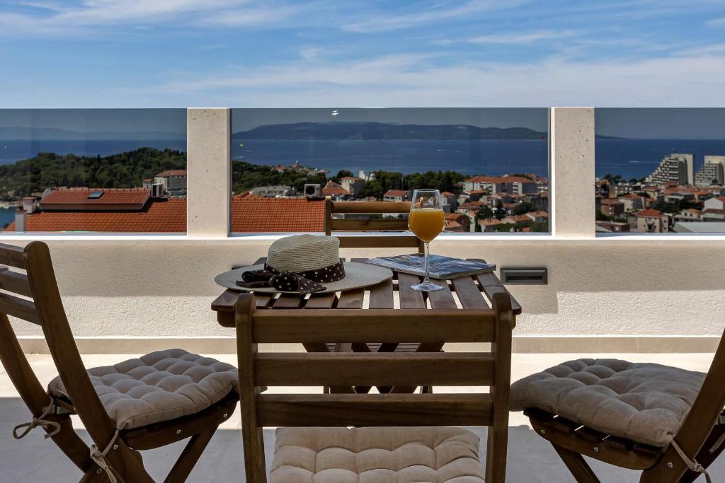 Balkón alebo terasa v ubytovaní Apartments Luka's View