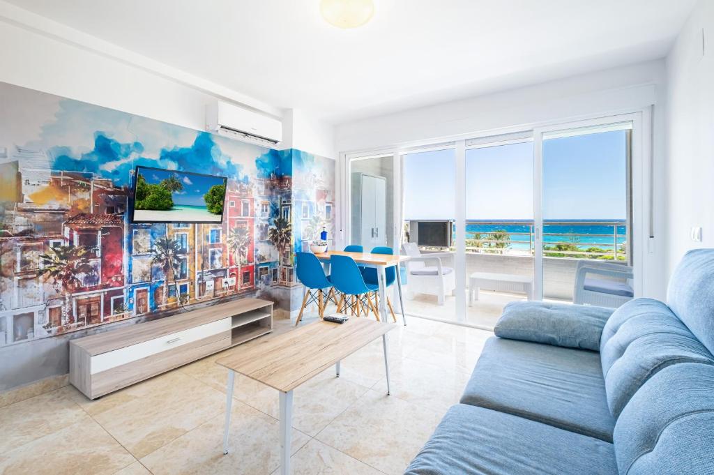 Et tv og/eller underholdning på Eurotennis Paradise Beach Apartments