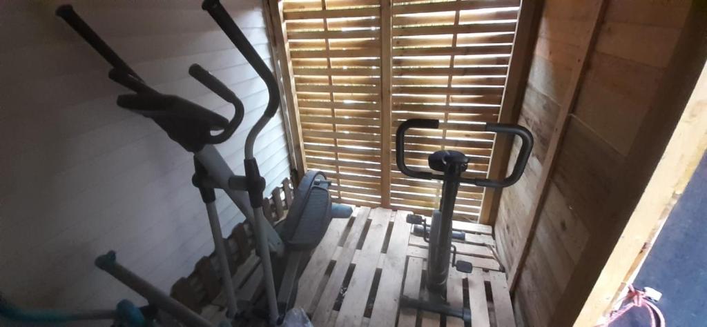 Fitness centrum a/nebo fitness zařízení v ubytování Chez Flo&Fred
