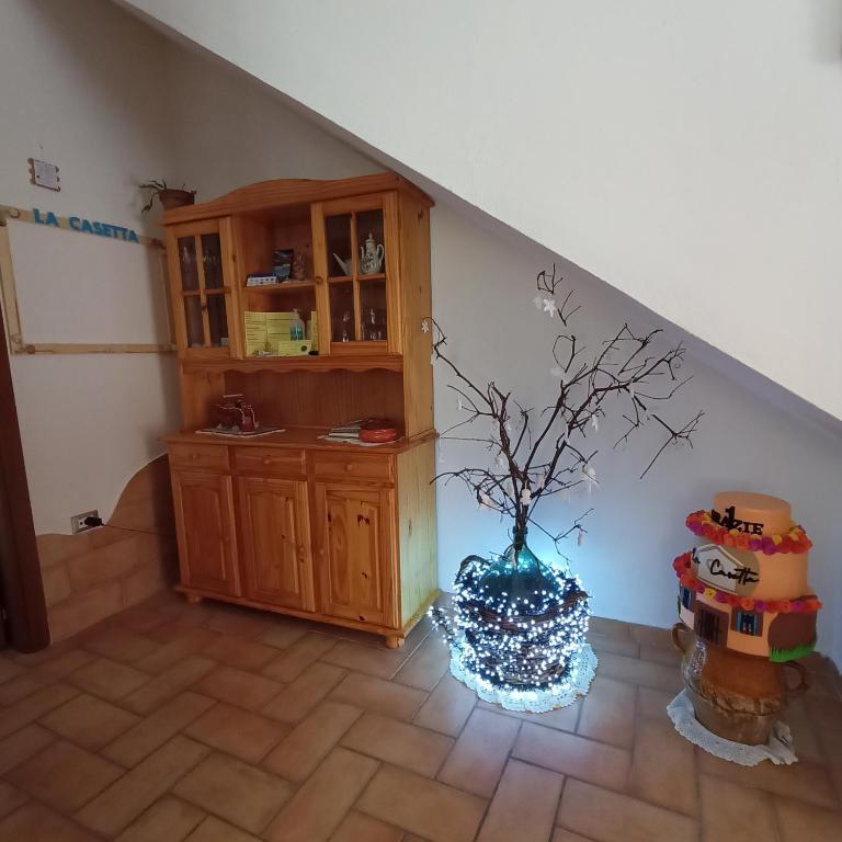 Kuchyň nebo kuchyňský kout v ubytování La Casetta
