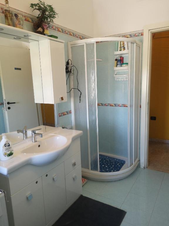 Koupelna v ubytování Next b&b