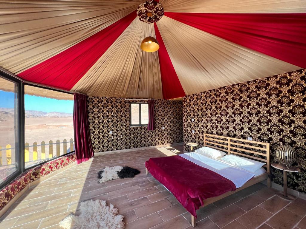 Letto o letti in una camera di Desert Magic Camp & Resort