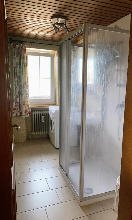 Koupelna v ubytování Appartements Konrad