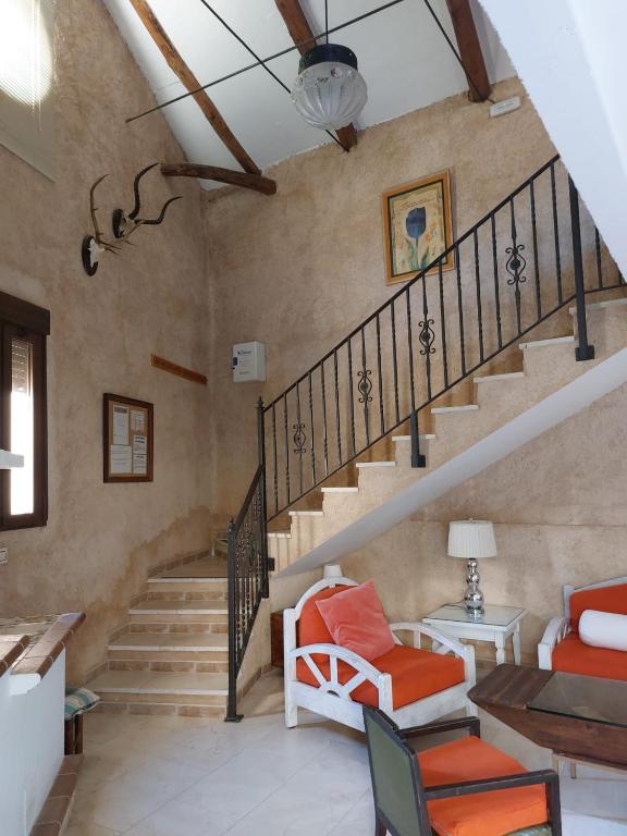 Posezení v ubytování Casa Rural El Simarro