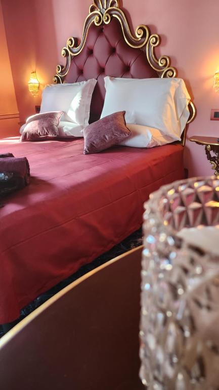 Postel nebo postele na pokoji v ubytování Hotel Zia Piera