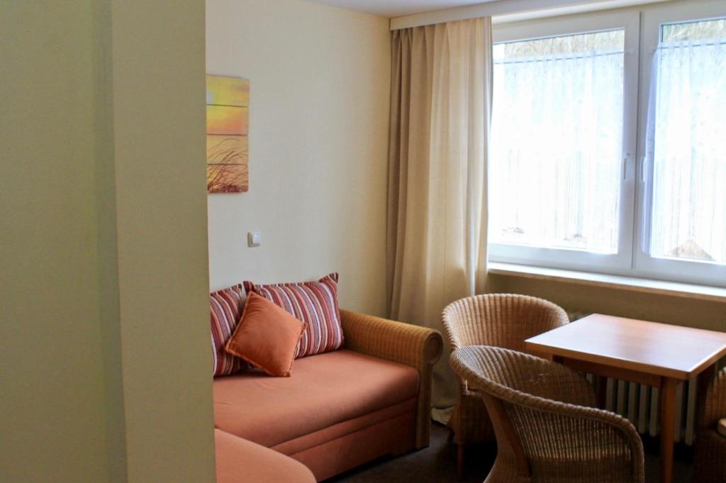 Posezení v ubytování Hotel Carolaruh