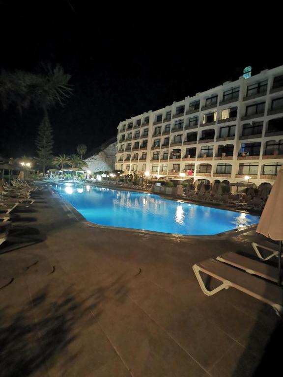 Bazén v ubytování Riviera Peace nebo v jeho okolí