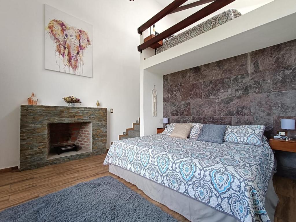 Postel nebo postele na pokoji v ubytování Mantra Glamping & Chalets