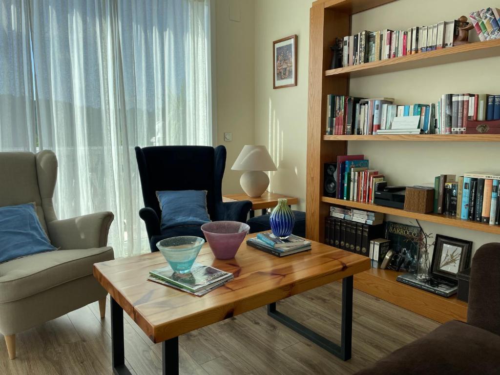 Knihovna v bed and breakfast