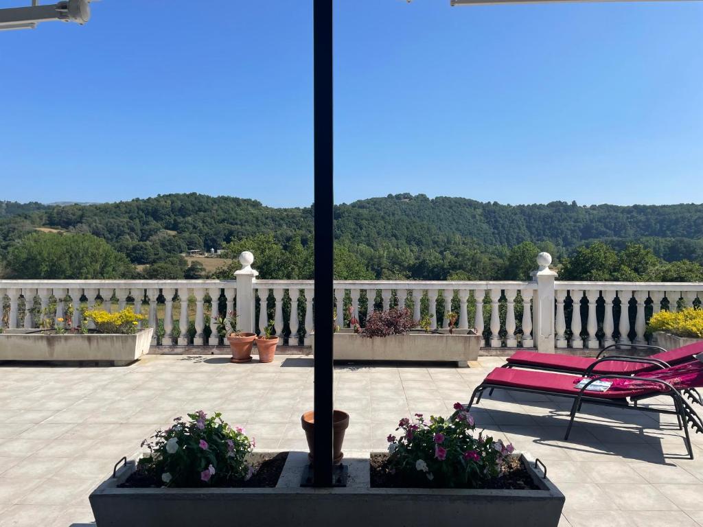 Balkón nebo terasa v ubytování Casa Acougo, Sarria