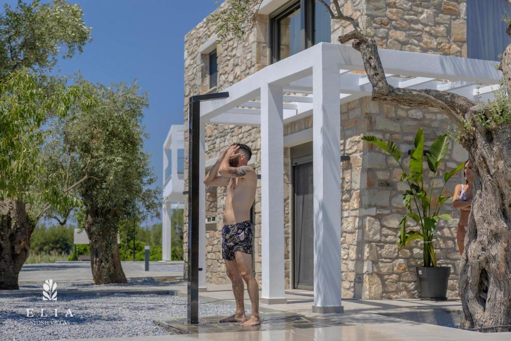 Fotografie z fotogalerie ubytování ELIA STONE VILLAS v destinaci Skala Prinou