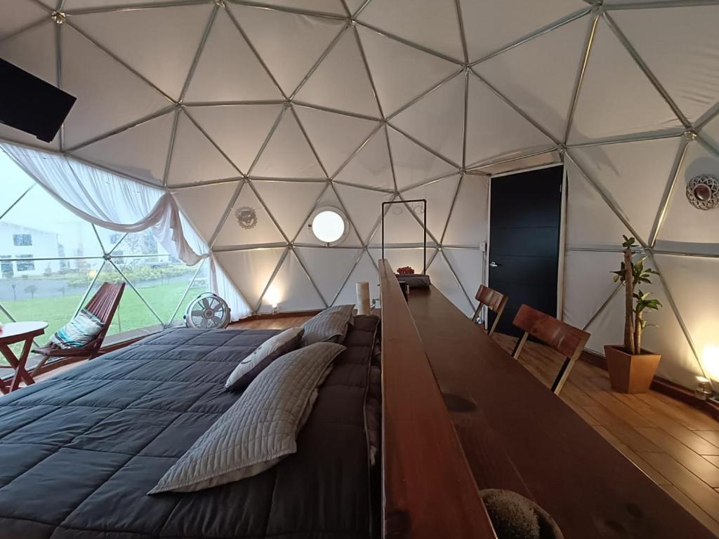 Posezení v ubytování Mantra Glamping & Chalets