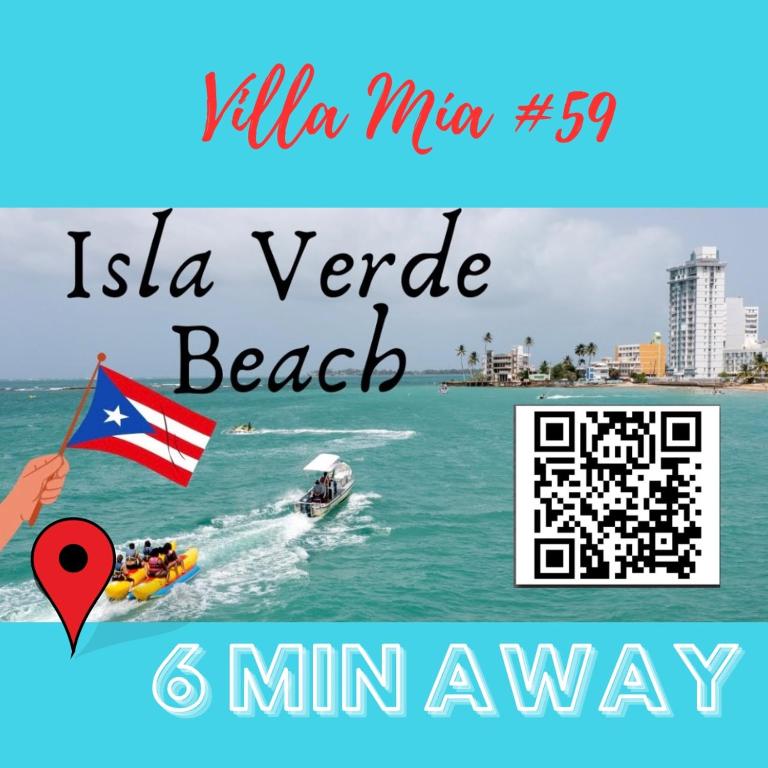 Villa 5 Min From San Juan Airport and Isla Verde Beach Best Location