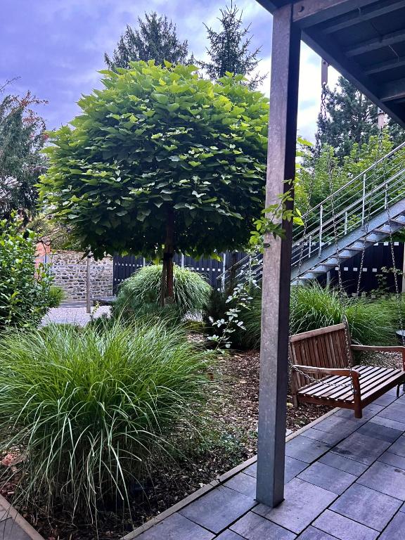 Zahrada ubytování Apartmány Benešov