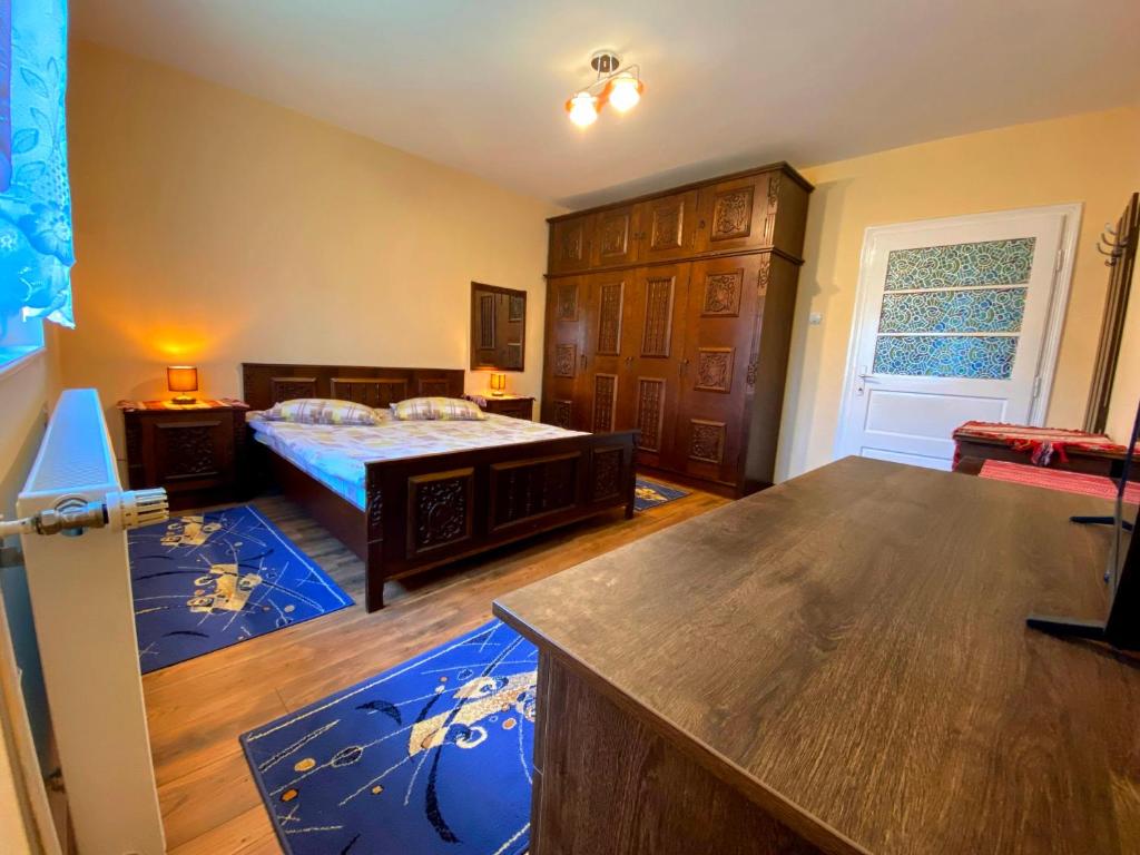 Postel nebo postele na pokoji v ubytování Casa Popa