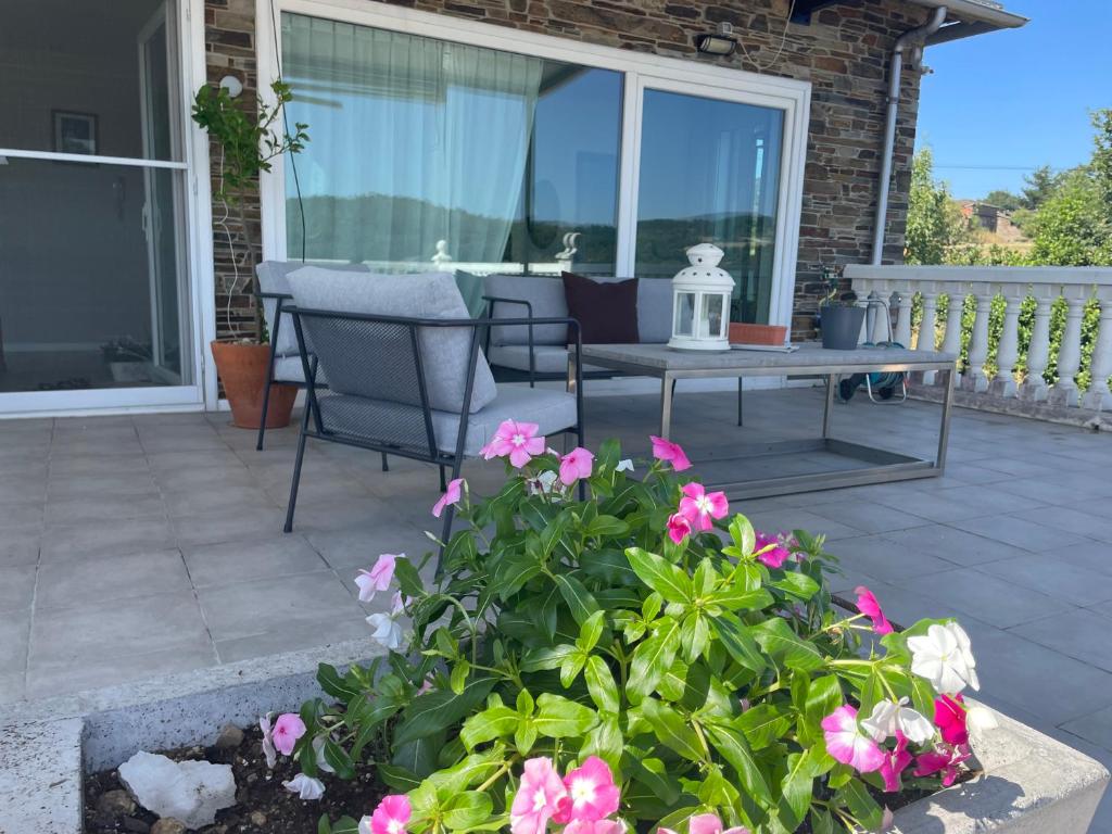 Balkón nebo terasa v ubytování Casa Acougo, Sarria