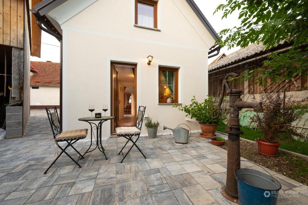 Patio nebo venkovní prostory v ubytování Cherry house - cosy house - ideal for bear watching, in the neighborhood of the medieval Snežnik castle