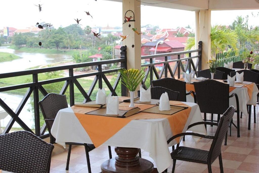 Restaurace v ubytování Siem Reap Riverside Hotel