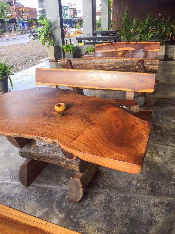 Restaurace v ubytování Aonang Eco Inn Krabi